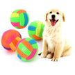 Glowing Ball Dog Toy Led Puppy Bouncy Chew Dog Ball Molar Toy Pet Color Light Ball Interactive Toys for Cats Small Dogs