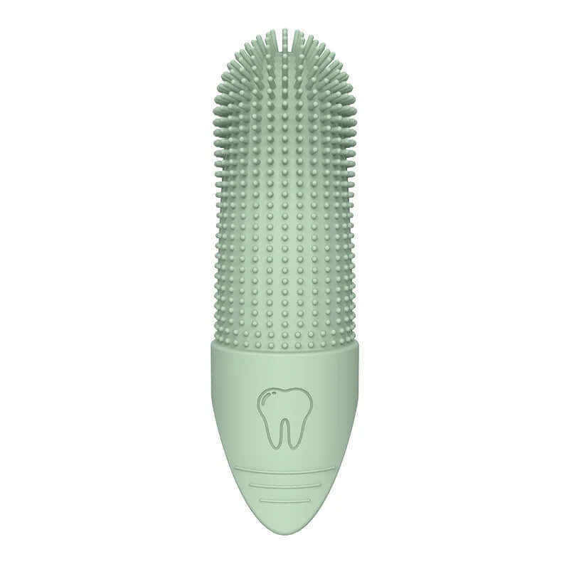 Dog Toothbrush, 360° Cleaning Finger Toothbrush for Dogs, Food Grade Silicone Dog Finger Toothbrush for Dogs & Cats Dental Care
