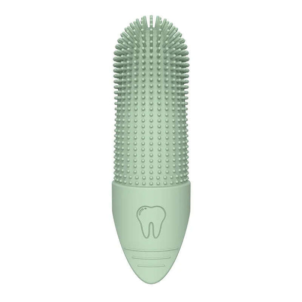 Dog Toothbrush, 360° Cleaning Finger Toothbrush for Dogs, Food Grade Silicone Dog Finger Toothbrush for Dogs & Cats Dental Care