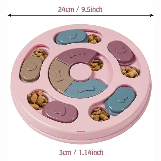 Dog Food Hiding Bowl, Slow Food Training, Dog Educational Toy to Relieve Boredom, Interactive Educational Feeding Toy