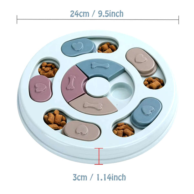 Dog Food Hiding Bowl, Slow Food Training, Dog Educational Toy to Relieve Boredom, Interactive Educational Feeding Toy
