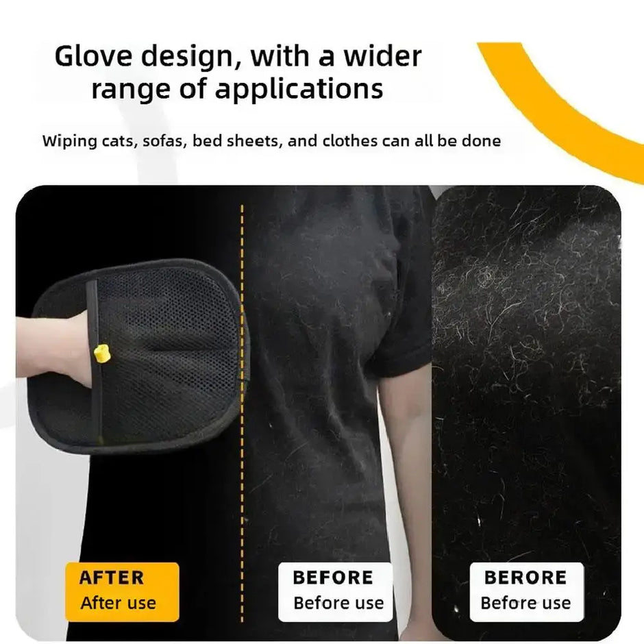 Revolutionary Pet Hair Removal Gloves - Transform Grooming with Ease for Cats, Dogs, and More!