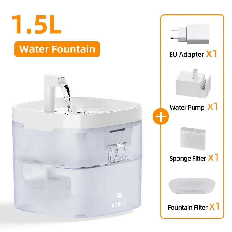 Elevate Your Pet's Drinking Experience with the Smart Cat Water Fountain - Automatic Pet Water Dispenser for Cats and Dogs!