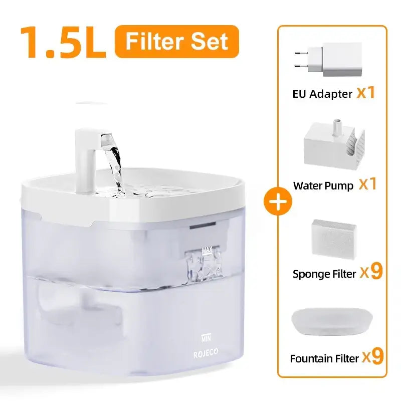Elevate Your Pet's Drinking Experience with the Smart Cat Water Fountain - Automatic Pet Water Dispenser for Cats and Dogs!