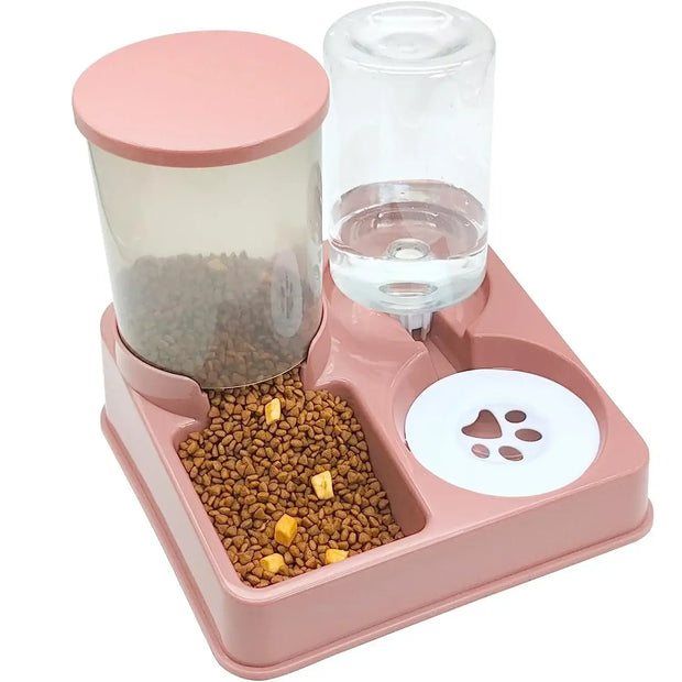 Introducing the Ultimate 2-in-1 Automatic Cat Feeder and Water Dispenser – Keep Your Furry Friend Well-Fed and Hydrated Effortlessly!