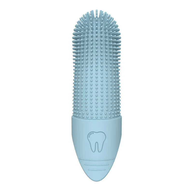 Dog Toothbrush, 360° Cleaning Finger Toothbrush for Dogs, Food Grade Silicone Dog Finger Toothbrush for Dogs & Cats Dental Care