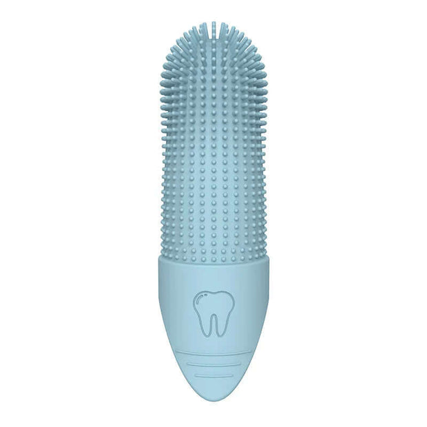 Dog Toothbrush, 360° Cleaning Finger Toothbrush for Dogs, Food Grade Silicone Dog Finger Toothbrush for Dogs & Cats Dental Care