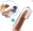 Super soft pet finger toothbrush designed for easy pet dental care, featuring gentle bristles for dogs and cats.